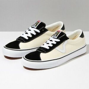 NEW Vans Sport Black Classic White w box
